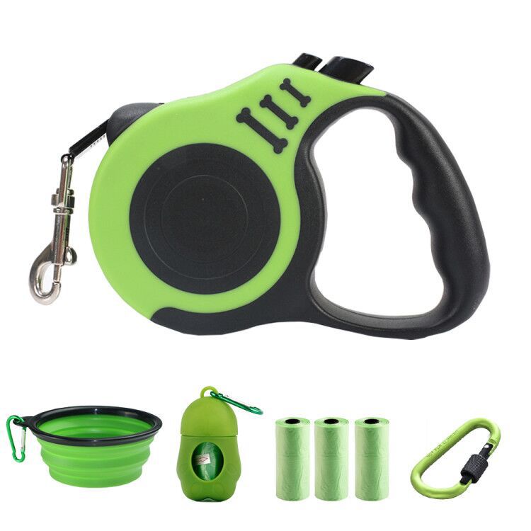 Automatic Retractable Pet Leash and Traction Rope Set