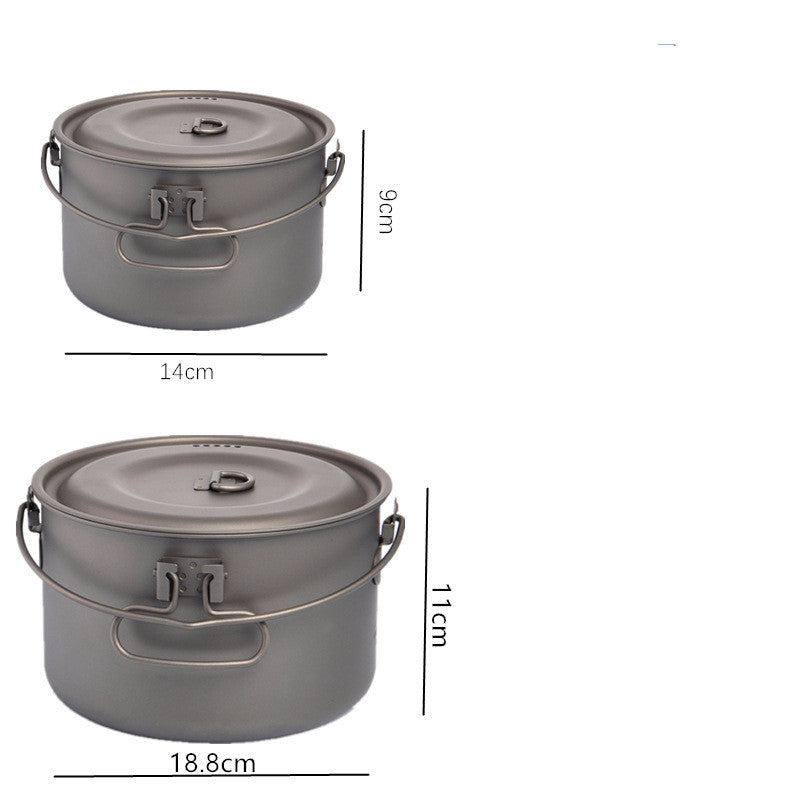 Ultra-Light Foldable Cookware Set for Outdoor Camping and Hiking