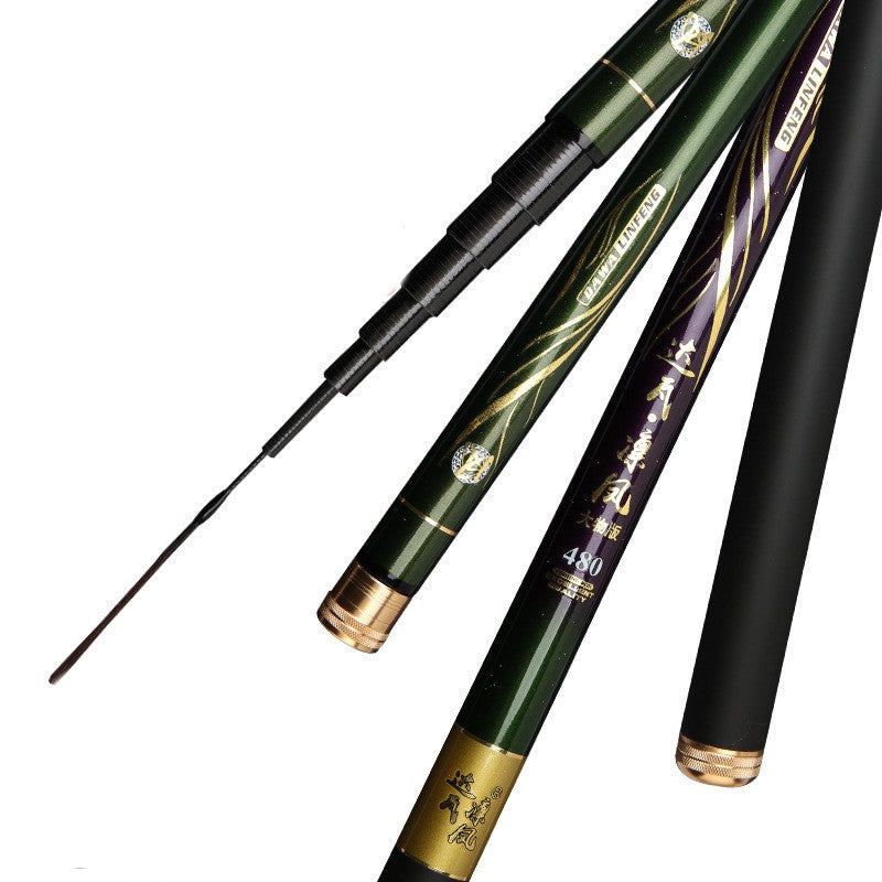 High Carbon 6H19 Tune Light Hard Black Pit Short Pitch Fishing Rod