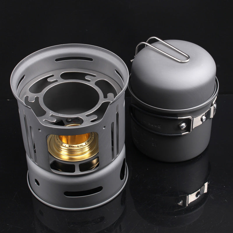 Compact Outdoor Camping Cookware Set for Portable Cooking