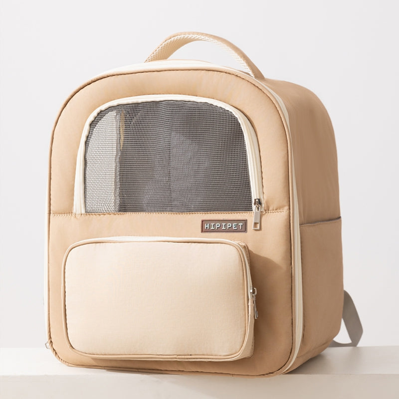 Breathable Warm Pet Travel Backpack with Mesh Window