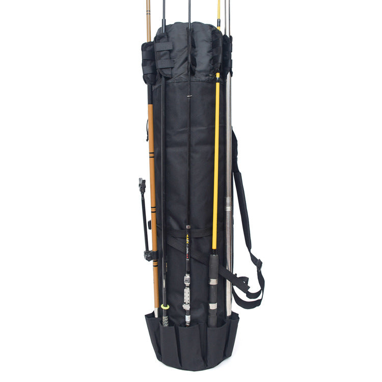 Cylindrical Fishing Bag for Rods and Fishing Gear