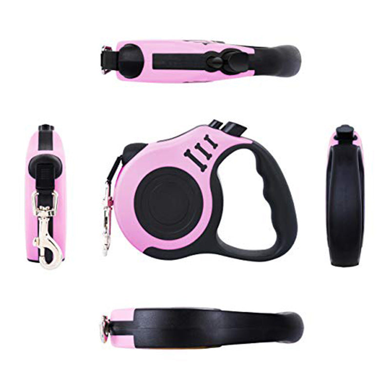 Automatic Retractable Pet Leash and Traction Rope Set