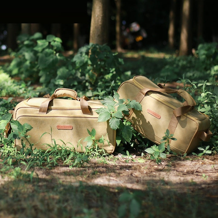 Outdoor Camping Thickened Tableware Set with Gas Stove, Cookware, and Picnic Bag