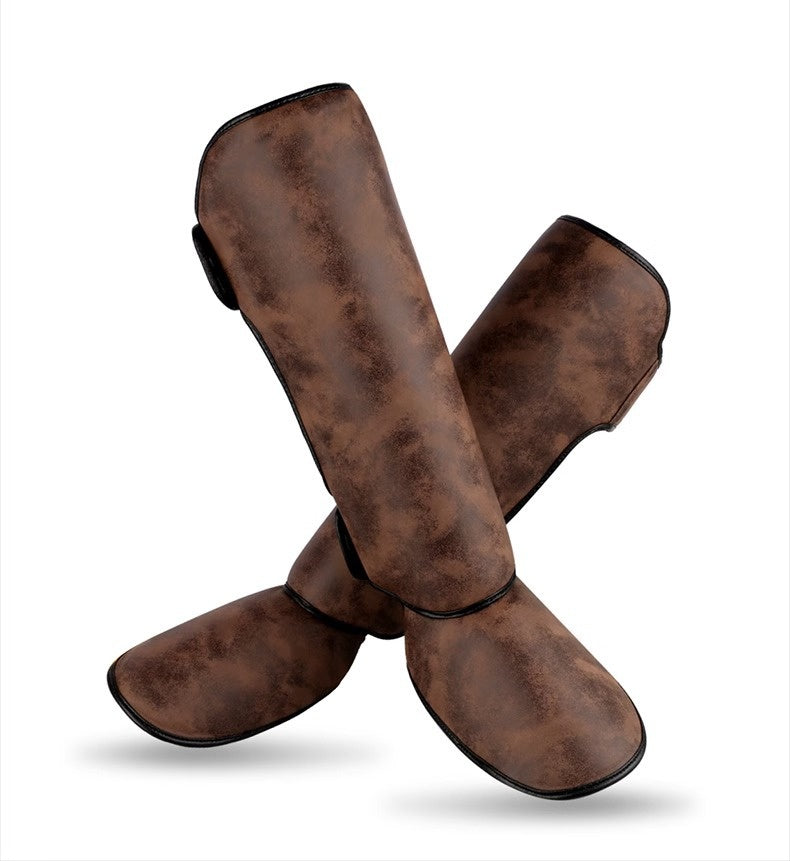 Thickened Shin Guards for Fighting and Boxing Protection